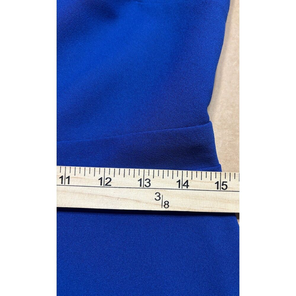 Sam Edelman Royal Blue Criss Cross Halter Mini Dress Size 6 Sleeveless 03S708 - Picture 10 of 10